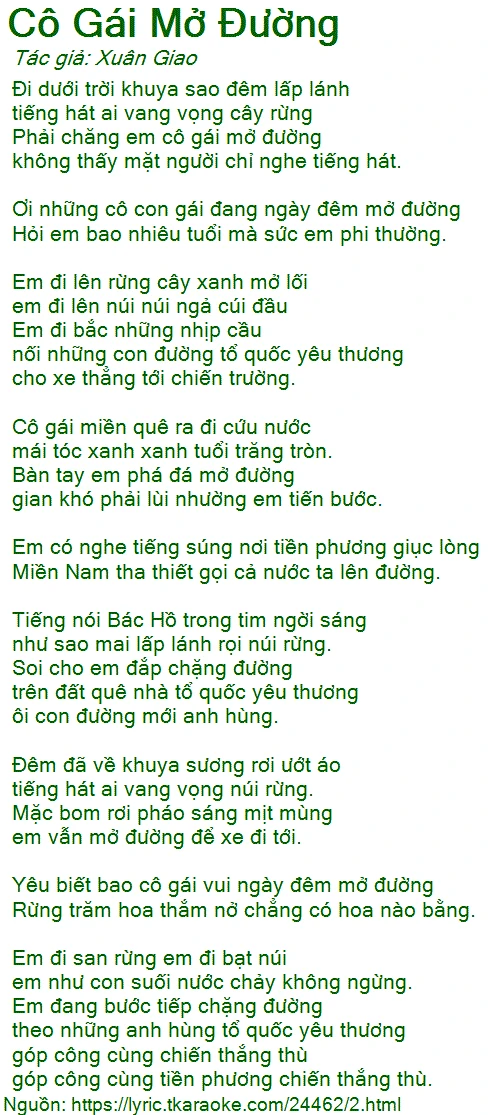 Cô gái mở đường