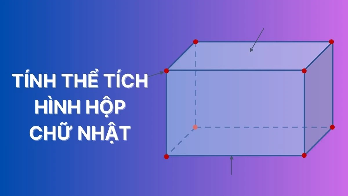 Hướng dẫn chi tiết cách tính thể tích hình hộp