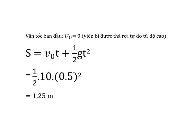 Công thức tính quãng đường trong môn học