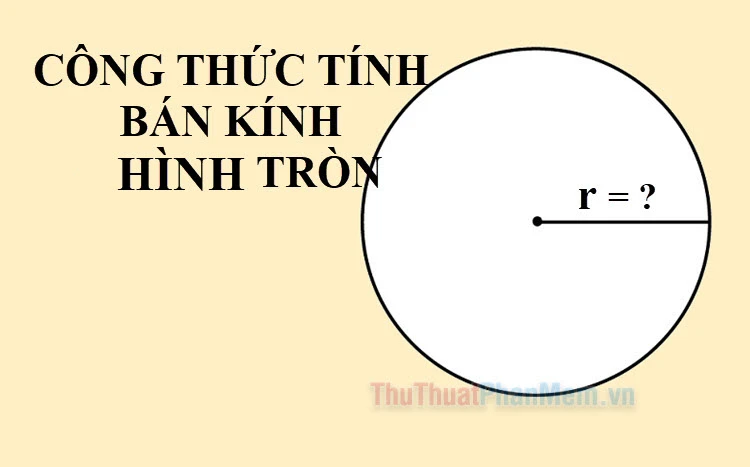 Ví dụ minh họa về bán kính