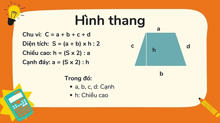 Chu vi hình thang