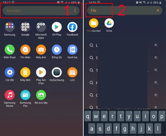 Tệp tải về được lưu ở đâu trên điện thoại Samsung