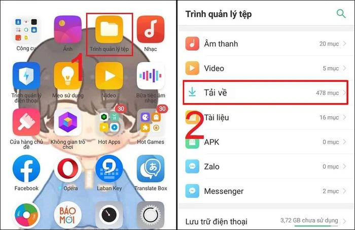 Cách xem video đã tải về máy