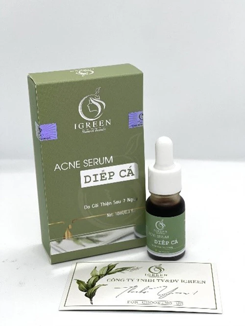 Serum diếp cá IGREEN - Giải pháp hoàn hảo cho làn da