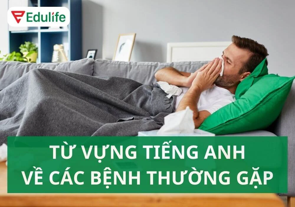 Ho tiếng Anh là gì? Từ vựng 40+ loại bệnh trong tiếng Anh