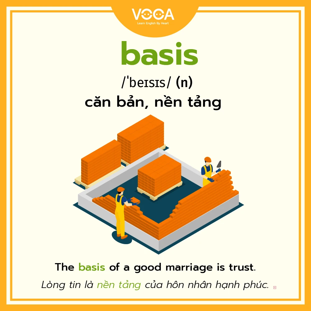 Học từ vựng tiếng Anh mỗi ngày (Có hình ảnh minh họa) | VOCA.VN