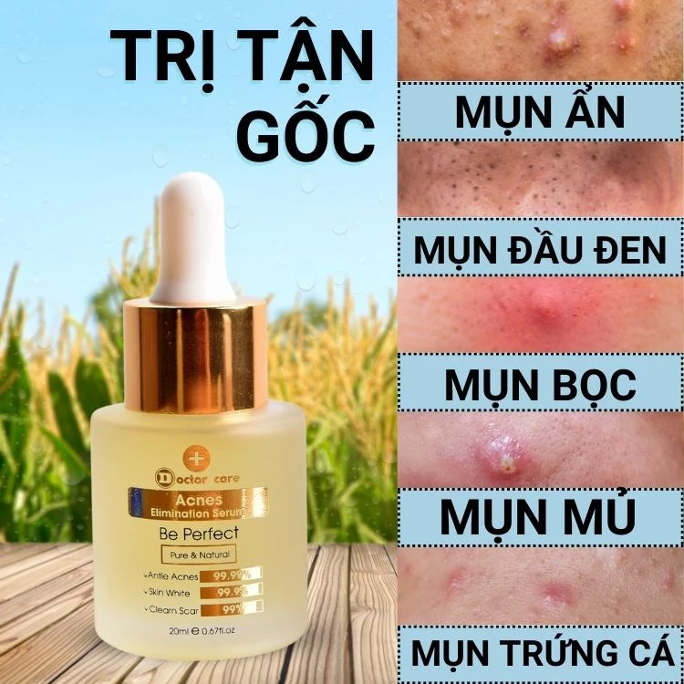 Serum trị mụn Doctorcare- trị mụn nhanh- an toàn- hiệu quả