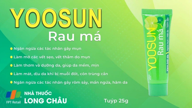 Kem bôi da Yoosun rau má Đại Bắc ngừa mụn, mát da, tránh sẹo (25g)