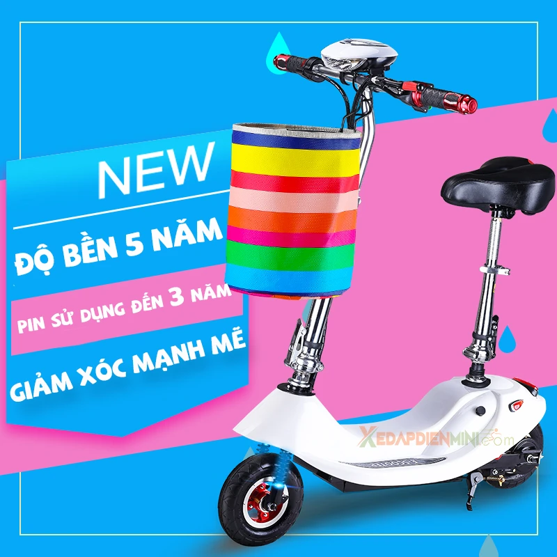 Xe đạp điện Mini Scooter Dolphin