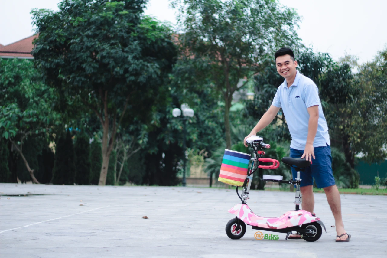 Xe đạp điện Mini Scooter Dolphin