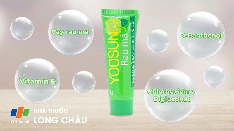 Kem bôi da Yoosun rau má Đại Bắc ngừa mụn, mát da, tránh sẹo (25g)