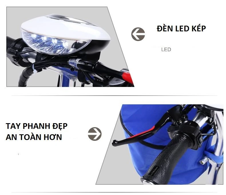 Xe đạp điện Mini Scooter Dolphin