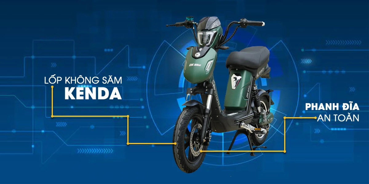 Xe đạp điện DK Bike Samurai IV ( Bản Ác Quy ) - Hòa Diệp | Xe Điện Xe Máy 50cc Chính Hãng Hải Phòng