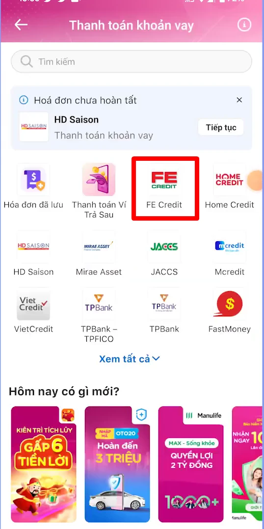 3 cách thanh toán trả góp FE Credit online đơn giản, nhanh chóng