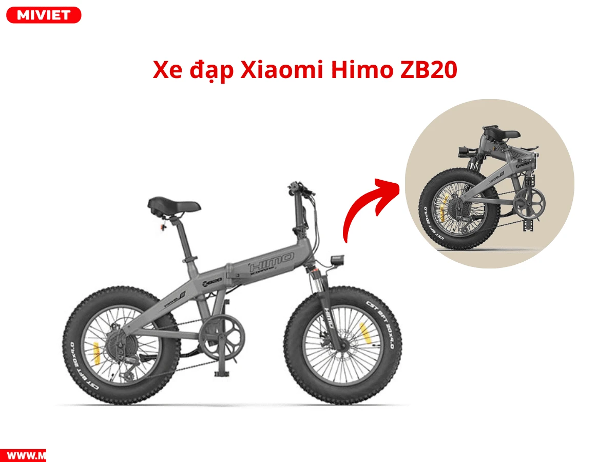 Xe Đạp Trợ Lực Điện Xiaomi - Xe Đạp Gấp Gọn