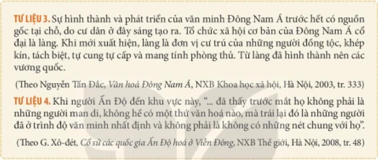 Bài 9. Cơ sở hình thành văn minh Đông Nam Á thời kì cổ - trung đại SBTLịch sử 10 Kết nối tri thức</>