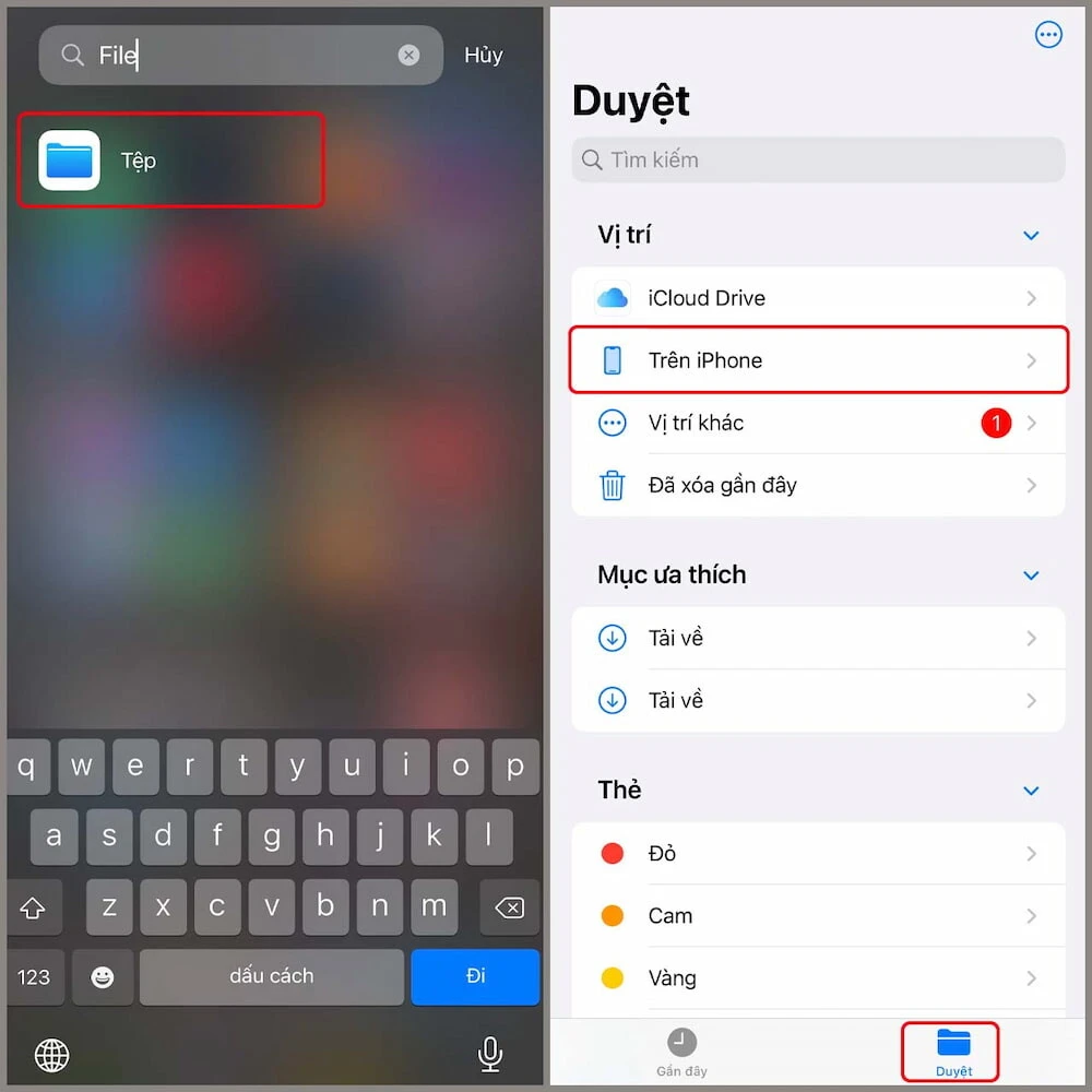 Tệp đã tải xuống ở đâu trên iPhone và Android